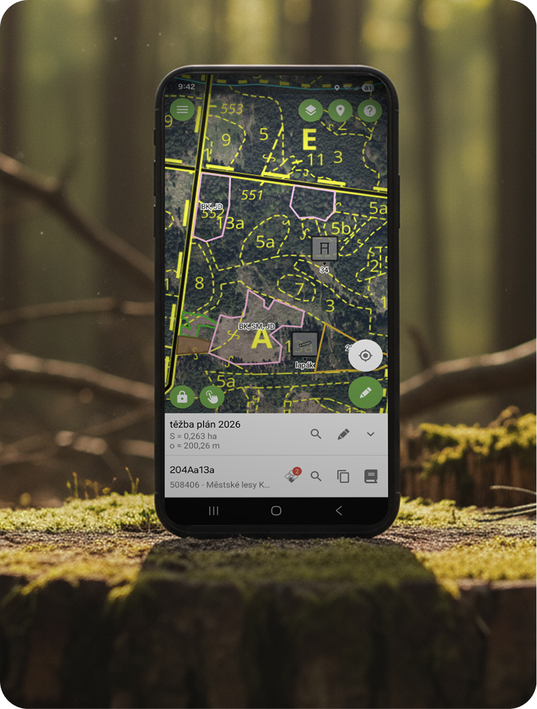 Mapové řešení aplikace PROPLA